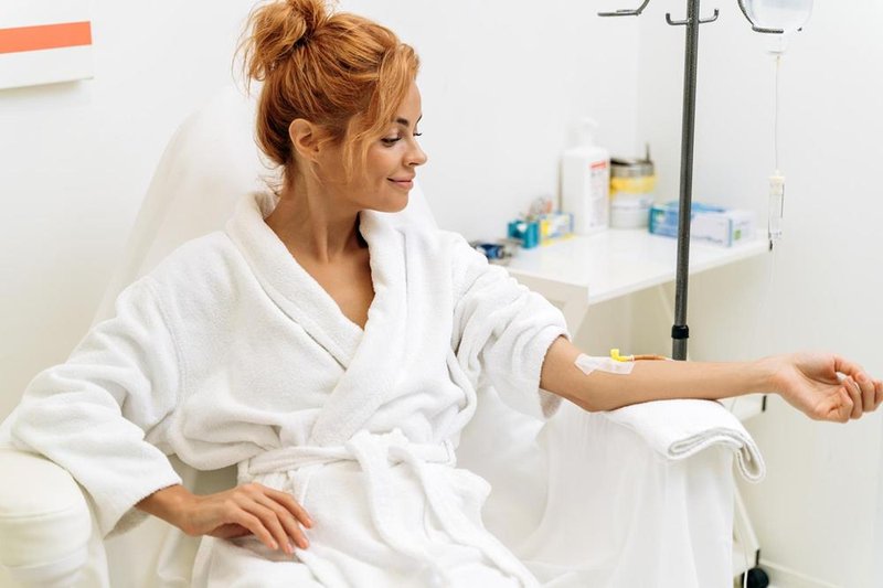 IV vitamin therapy treatment at Transformative Wellness